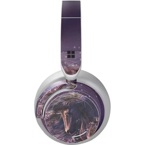 Black Rose Unicorn by Laurie Prindle Surface Headphones Skin